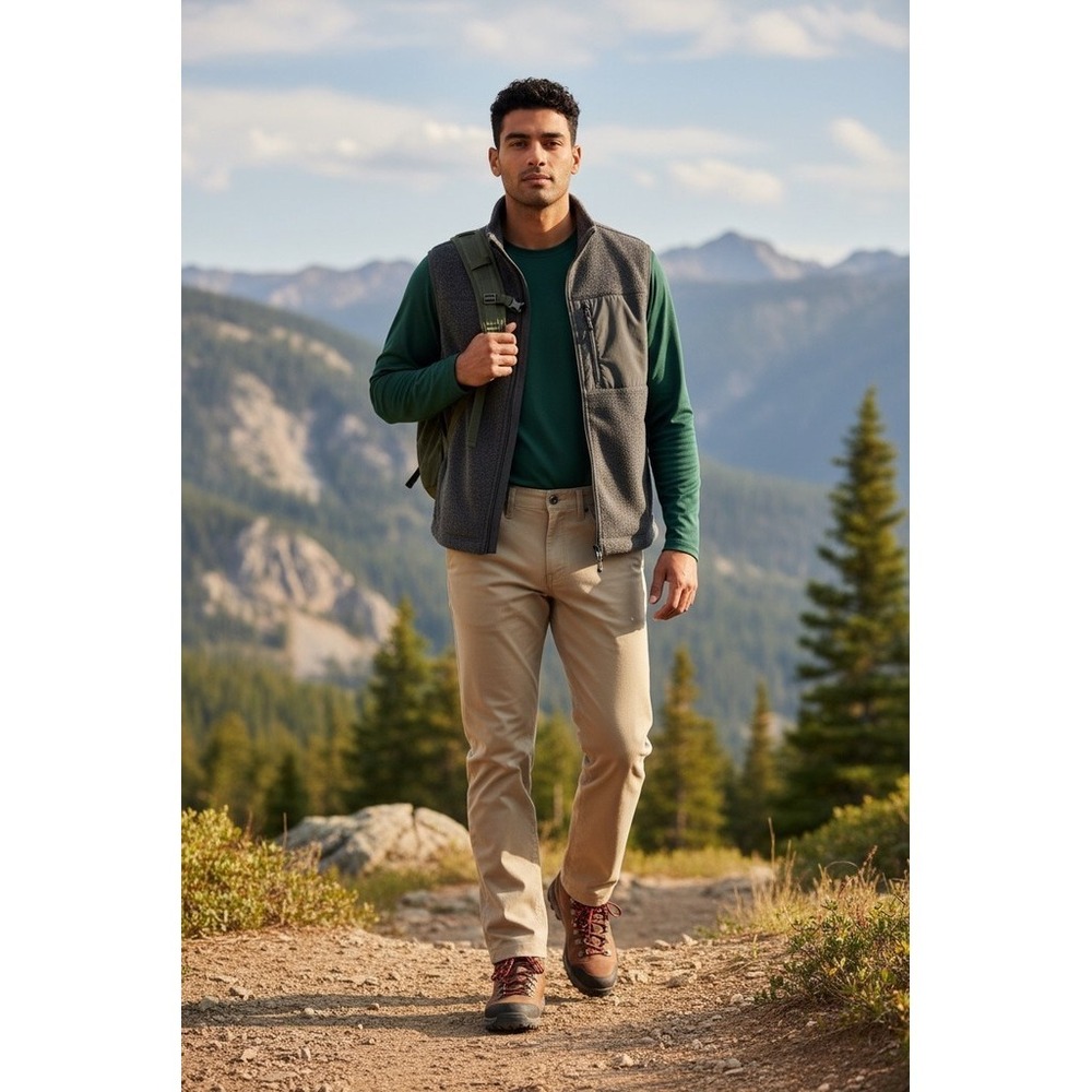 prAna Pants Mens 28x32 Tan Khaki Slim Fit Straight Leg Stretch Hiking utility